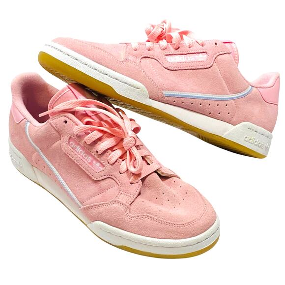 adidas Shoes - Adidas Continental 80 Shoes Women 11 Originals Sneaker Pink Suede Casual Classic